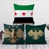 Flag Logo Eagle Syrian New 2025 cushion cover Pillow Cover Decoration Room Home Sofa living Office Car Nordic Simplicity