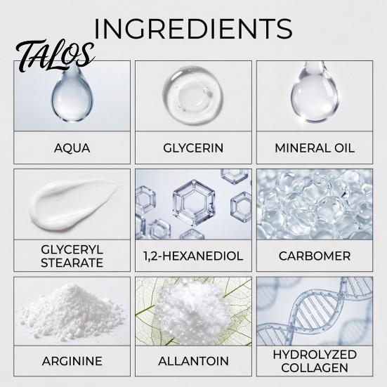 Talos Instant Lift Eye Gel, Cream for Moisturizing & Firming, Gentle Hydrating Care Daily Care, Reduces Fine Lines Puffiness, Suitable Sensitive Skin,