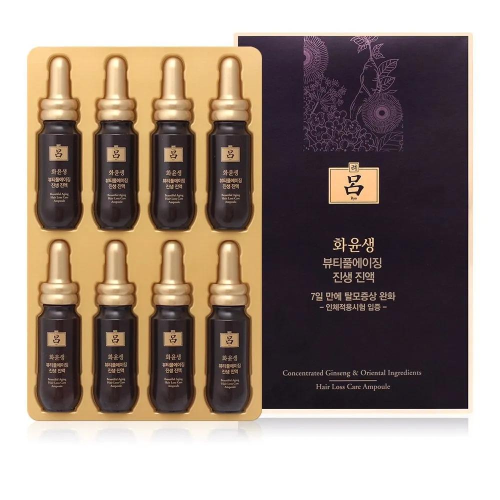 Ryo Hwayunsaeng Beautiful Aging Ginseng Extract 20ml x8 Scalp Hair Loss Hair Ampoule