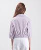 WHEN YOU MOVE Women'S Nylon Short Shirt Jacket Lavender