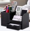 Amberotta Desktop Storage Organizer Multi-Purpose Pen Holder Office Stationery Black