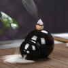 Mini Backflow Incense Burners Multiple Ceramic Cone Incense Holder Small Buddha Hand Desk Ornaments Home Mustard Zen Decoration