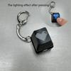 Cute Led Heart Lighting Keychain Fidget Toy Fingertip Office Decompression Toy Keyboard Cap Mobile Phone Backpack Pendant Gifts