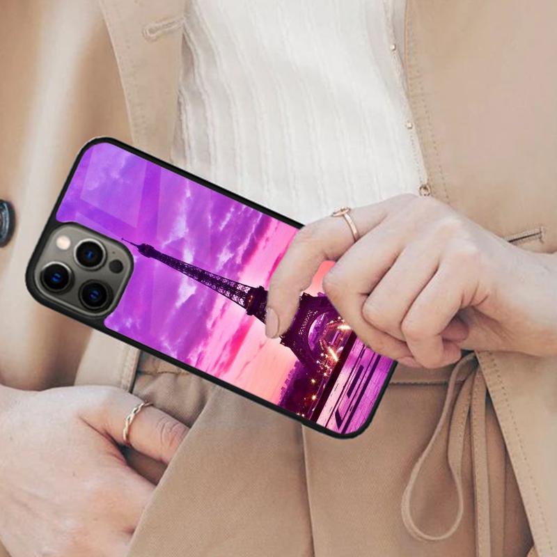 

France Paris Eiffel Tower Magnetic Phone Case For APPLE iPhone 17 Air 16 14 13 12 Pro Max 15 Plus Charge With MagSafe Cover iPhone 13mini