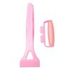 Foldable Ice Roller Long Handle Body Face Roller Handheld Hot Cold Dual Use Pink