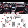 TPU für Benz Mercedes C-Klasse C200 C260 Transparenter Schutzfilm Auto Innenraum Aufkleber Zentrales Bedienfeld Gangschaltung Tür Luftauslass