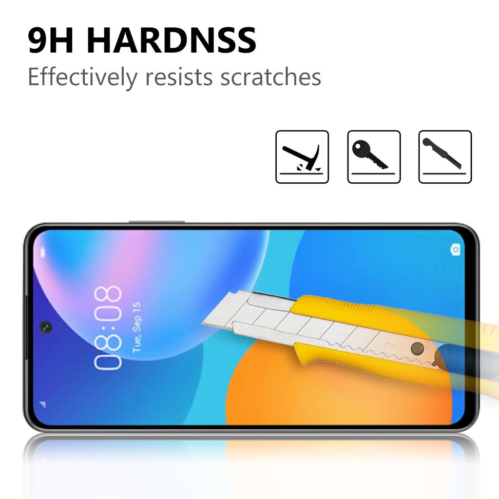 Full Glue Full Size Tempered Glass Screen Protector for Huawei P Smart 2021/Y7a