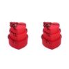 Decorative Heart Shaped Box for Gift 6Pcs Red Candy Present Boxes