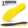 Men Invisible Height Increasing Insoles Soft and breathable insoles Flexible shock-absorbing sole arch support sports insoles