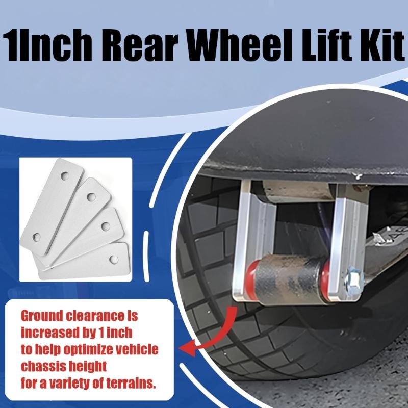 Golf Cart Rear Lift Set 1 Inch Height Increase For Enhanced Ground Clearance Off Road Performances Aluminum Contruction