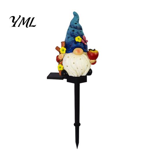 Solar Powered Garden Decor Stake Light, Waterproof Christmas Outdoor LED Lamp with Warm Landscape Lighting Glow, Decorative for Lawn Patio Yard