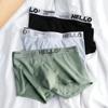 4 stücke Marke Boxer Männer Unterwäsche Baumwolle Brief Ropa Interior Hombre Herren Boxer Cuecas Masculinas Mann Calzoncillos Größe M-3XL