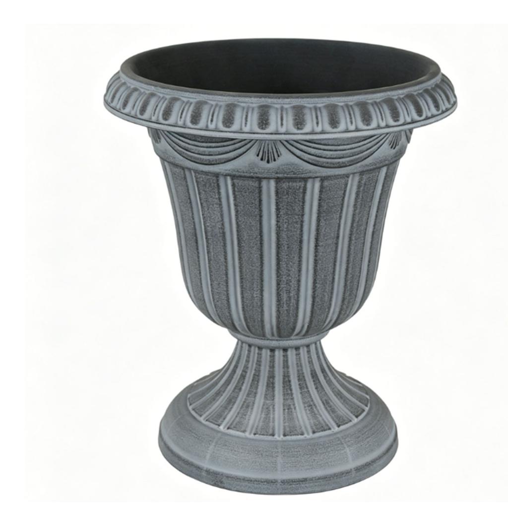 Outdoor Plant Pot European Retro Plastic Planter Flower Pot for Patio Lawn Garden Decoration