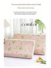 Thailand Latex Pillow Core for All Seasons – Cartoon Design with Cotton Knitted Pillowcase for Students and Babies