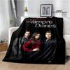 The Vampire Diaries Damon salvatore Blanket Flange Warm blanket Home travel blanket bed linings blankets for beds birthday gift