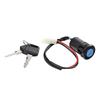 Moped Ignition Key Switch 2 Wire 28Mm Hole Atv Dirt Bike Accessory Electric Motorcycle Go-Kart On/Off Tool Durable