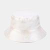 Single Sided Luminous Bucket Hat Leather Shiny Sun Cap  Stage Performances