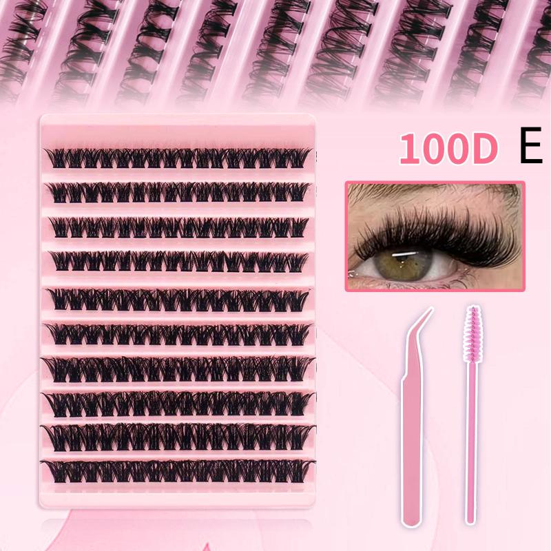 Lash Clusters Kit 200/270/570 Pcs Diy Lash Extensions Book, D Curl Lash Clusters Eyelash Extension For Use At Home