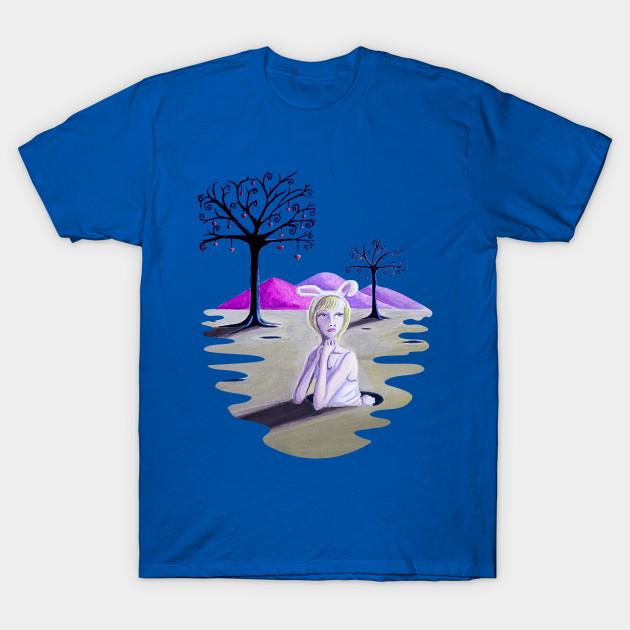 

Unisex Fashion TShirt Girl Bunny Print TShirt Plus Size S-5XL T-Shirt 100%Cotton Tops O Neck Short Sleeve Tees L синий