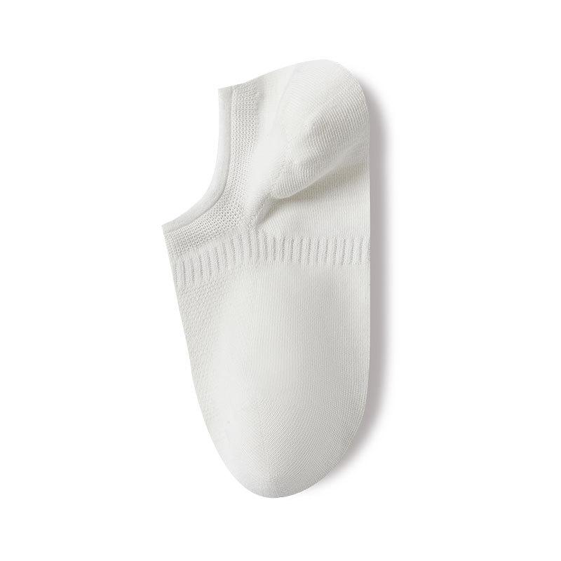 Women's Spring and Summer Thin Mesh Pure Cotton Shallow Mouth Antibacterial Invisible Boat Socks