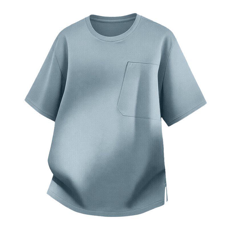 2026 Summer Men's Ice Silk Quick-Dry Sports Tee: Short Sleeve, Trendy, High-End, Round Neck