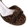 Leopard Bow Women Platform Sandals 11.5cm High Heel Summer Pumps Fashion Night Club Sandalias Party Wedding Lady Sandals WSH3928