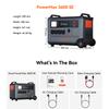 Stazione di Alimentazione Rugged Portatile Oscal PowerMax 3600SE, Generatore Solare 3600W Batteria LiFePO4 3600Wh, Controllo Smart tramite App per Casa, Esterno, Campeggio