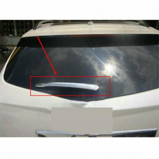 For Cadillac SRX 2010-2015 ABS Chrome Rear Window Rain Wiper Trim Cover Decor