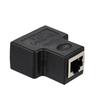 RJ45 Splitter Adapter Connector 1 To 2 Female Ports for CAT 5/CAT 6/CAT 7
