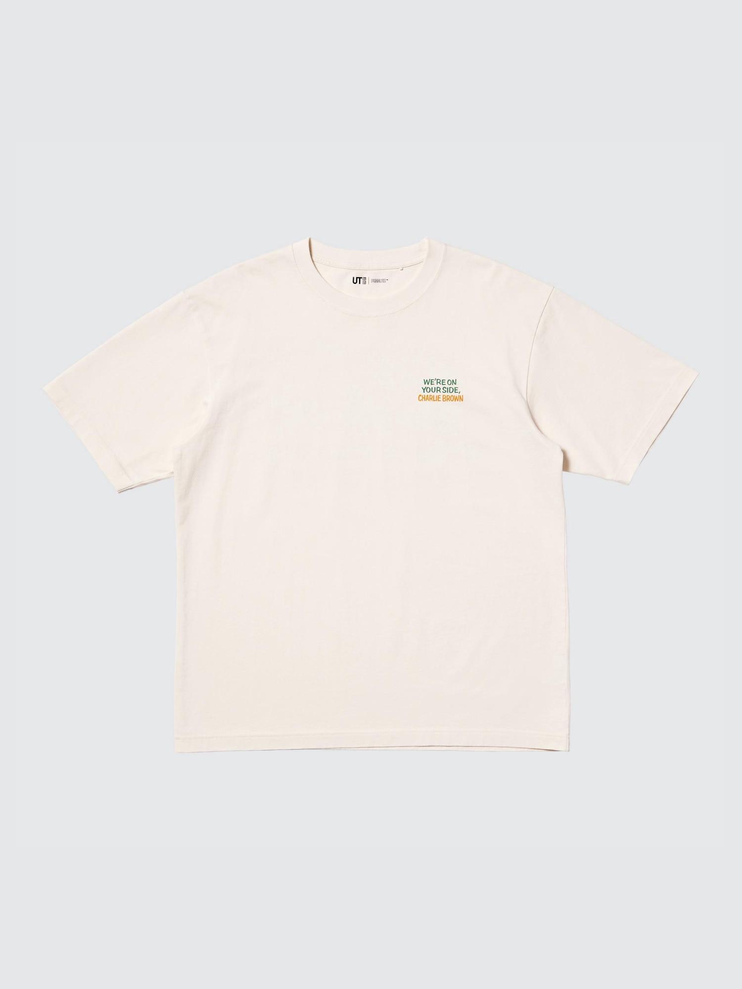 

Uniqlo Футболка с графическим принтом PeAnUTs UT с коротким рукавом A 01 OFF WHITE/UNISEX 4XL