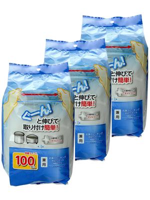 Draining Stretchy and Easy To 300 Sheets Packs of 32 X Suitable for Deep and Large Net, Install, (3 100), Approx. 33cm, Stockings,