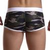 Boxer JOCKMAIL Nylon Camouflage Stampato Mesh traspirante Boxer Slip a vita bassa Mutande Alla moda Intimo sportivo grande elasticizzato da uomo