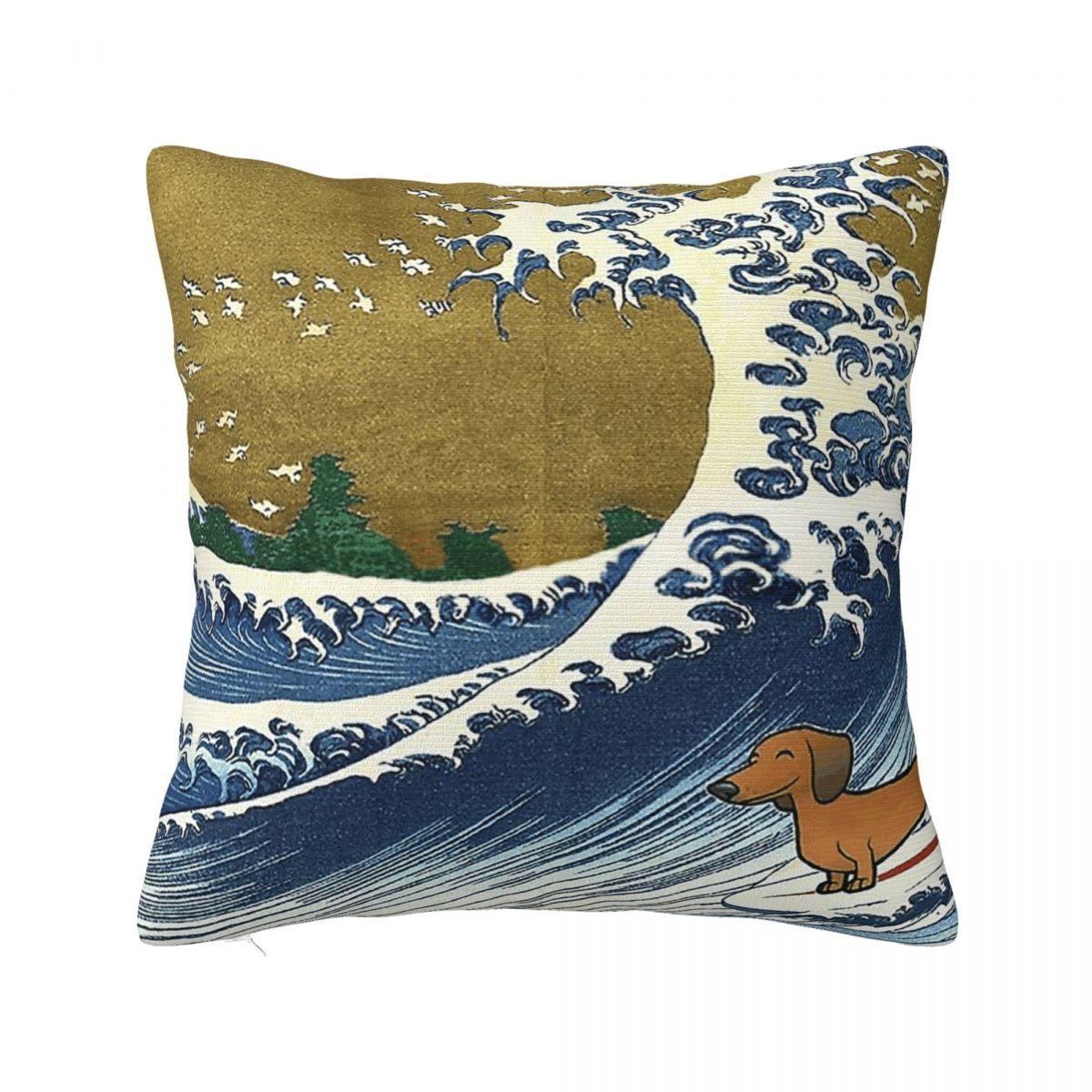 

My Lovely Daschund Pillow Case Dachshund Wiener Sausage Doxie Dog Cushion Cover Awesome Zipper Decorative Pillowcover for Seat 30x30cm 12x12in