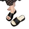 Fashion Flats Platform Women Slippers Casual New Summer Shoes Fashion 2025 Trend Sandals Slingback Woman Flip Flops Beach Slides Zapatos
