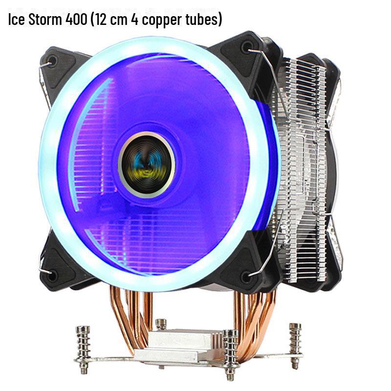 4-Kupfer Heatpipe Leiser CPU-Kühler mit 12cm Lüfter, Kompatibel mit X77/X99 Mainboards, 2011 Desktop Tower Radiator.