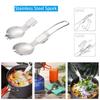 Mini Stove Outdoor Hiking Fishing Folding Gas Water Heater Cooker Camp Pot Set Portable Cooker Pot Set Travel Camping