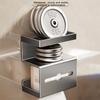 Drill-Free Bathroom Tissue Box Wall-Mounted Phone Shelf Toilet Storage Rack Three Layer Space Saving Tissue Roll Holder
