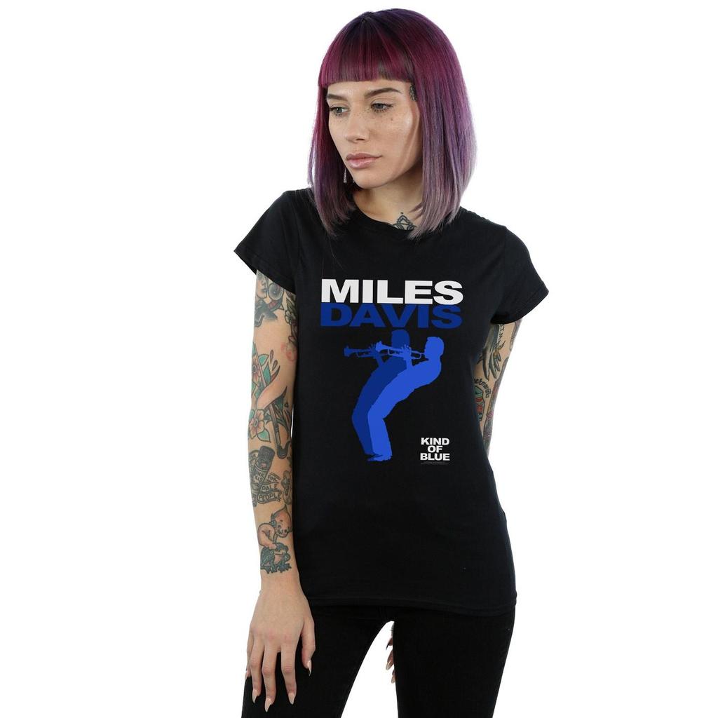 Miles Davis Womens/Ladies Kind Of Blue Cotton T-Shirt
