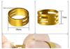 Schmuck DIY Metallanhänger & Zubehör Set mit Karabinerverschluss und Biegeringen