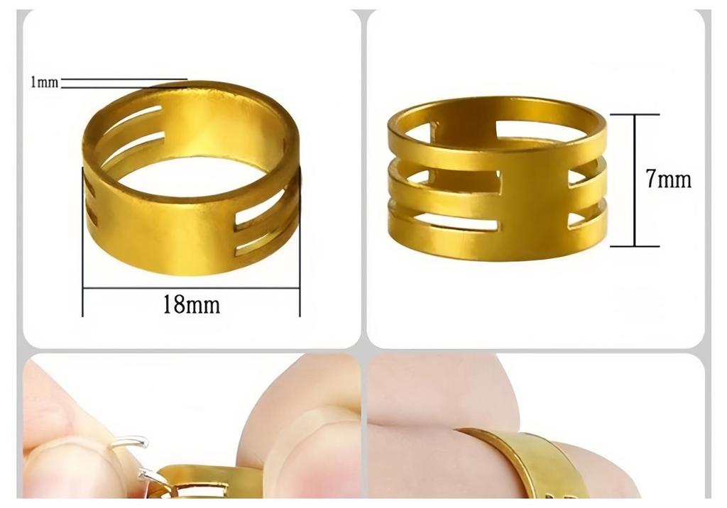 Schmuck DIY Metallanhänger & Zubehör Set mit Karabinerverschluss und Biegeringen