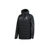 Jachetă termică cu puf Real Madrid Bărbați Negru GD4258