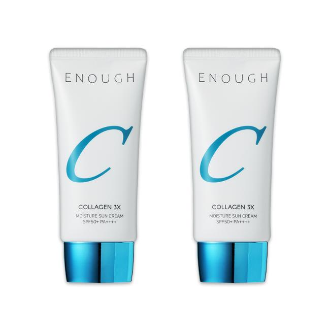 Enough Collagen 3X Moisture Sun Cream SPF50+ PA++++ 50ml (3 Options)