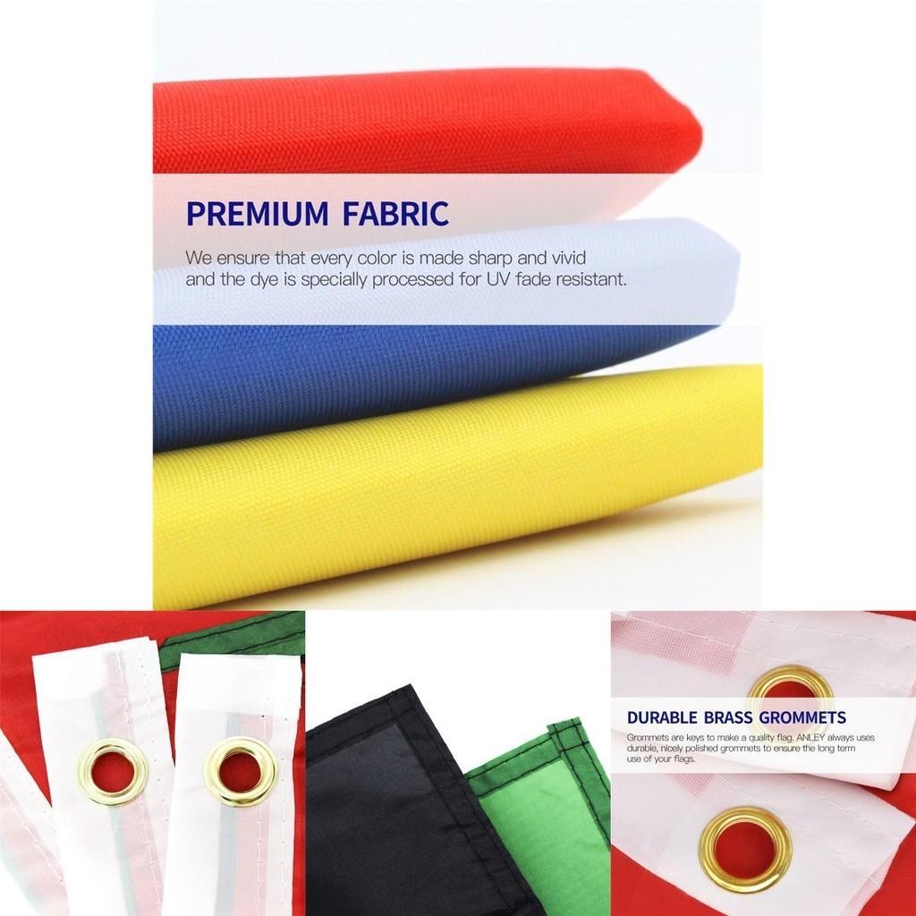 Large 5 X 3 Ft Palestine Flag Vibrant Colors Home Decor For Palestinian Supporters