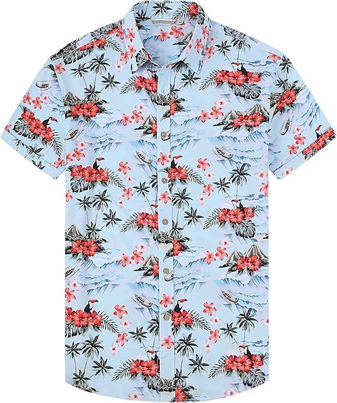 Spring and summer new fashion men's clothing men's short-sleeved shirt top cardigan source factory quick-drying short sleeves