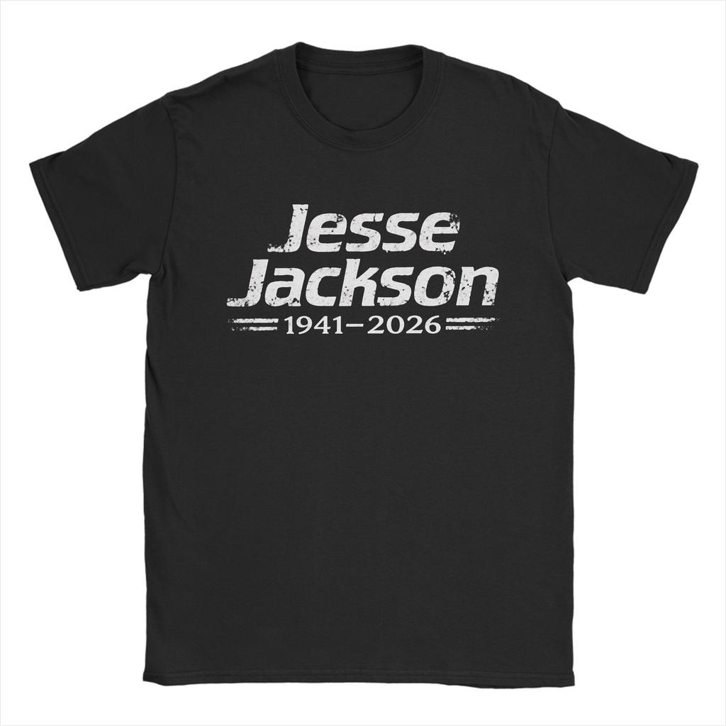 Jesse Jackson Rainbow Coalition  T Shirt for Men Cotton Funny TShirts O Neck  Tees Short Sleeve Clothing Summer