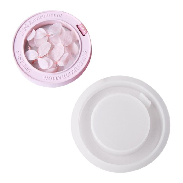 

Round/Oval-shaped Silicone Mold with Hole for Hanging Pendants Making DIY Craft