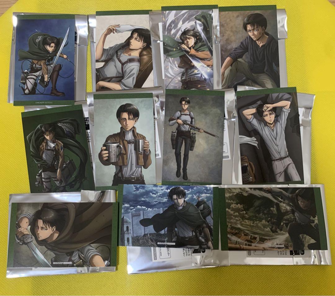 

[Б/У] Атака Титанов Гарапон Не для продажи Мини Визуальный Лист Леви