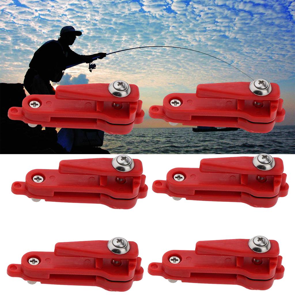 6 Pezzi Moschettoni a Linea per Planer Board Clip di Rilascio Downrigger Moschettone a Tensione Pesante Clip di Rilascio Peso Clip di Rilascio per Pesca