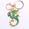 Fantasy Dragon Enamel Set Wyvern  Bag Pendant Car Key Accessories Gift Bag Charm