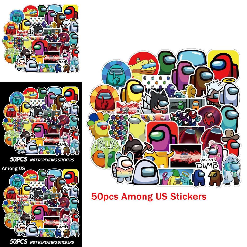 Stickers Game 50pcs Waterproof Pvc Luggage Laptop Mug Bikes Diy Decals
